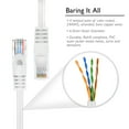 thumbnail image 3 of GearIT 10-Pack Cat6 Patch Cable, Cat 6 Ethernet Cable Snagless Flexible Soft Tab - Preimum Series - White, 3 of 6