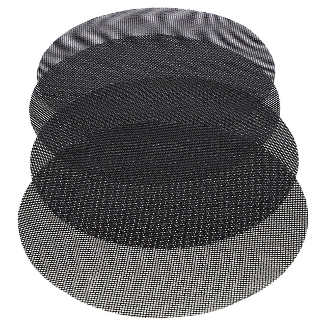 FUTUREORYY 4Ud Tapetes Para Freidora De Aire De Silicona Reutilizables Antiadherentes Negros Para Cocina