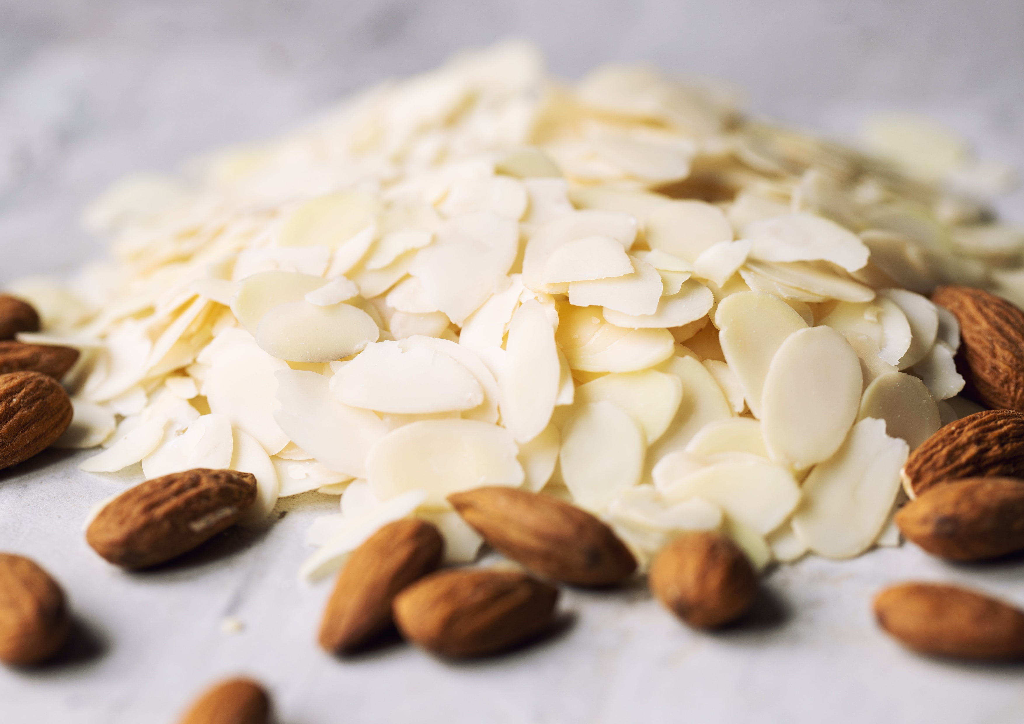 Organic Blanched Sliced Almonds, 12 Pounds — Non-GMO, Kosher, Vegan — by Food to Live
