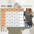 thumbnail image 4 of SHIBEVER Long Sleeve Tops for Women V Neck Shirts Fashion Fall Clothes Loose Plain T-shirt Casual Loose Tunic Blouses L, 4 of 6