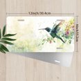 thumbnail image 2 of Hummingbird in a Water colored Scene Front License Plate, Metal License Plate, Funny Standard Plates Personalized Novelty Decorative For Men/Women/Boys/Girls Car 6×12 Inch, 2 of 6