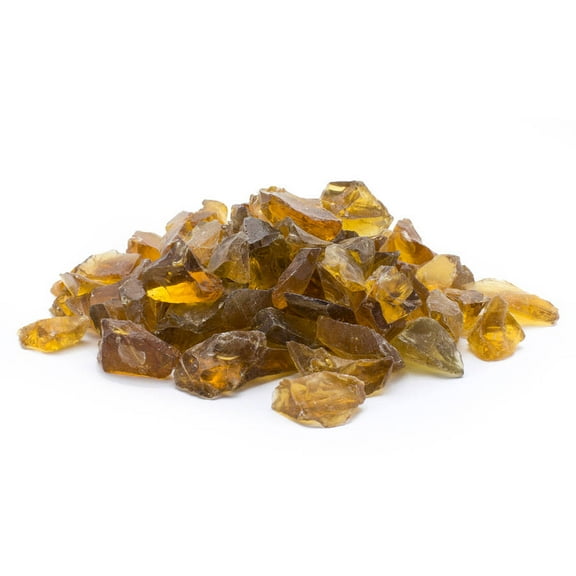 Dragon Glass 20 lb ChestnutBrown Landscape & Fire Pit Glass, 1/2"