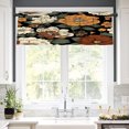 thumbnail image 2 of Remain Unique Floral Pattern Rod Pocket Polyester Curtain Valance for Home Kitchen Bedroom Living Room Window Decor 54x18 inch, 2 of 5