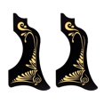 thumbnail image 1 of 2 Piezas De Guitarra Acústica PVC Protectores De Selección Autoadhesivos DIY Instrumentos Decoración Negro perfke Placa Antirrayas Decorativa, 1 of 7