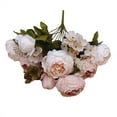 thumbnail image 2 of SPRING PARK 8Pcs Artificial Peony Silk Flowers Fake Peonies Vintage Bouquet Home Table Centerpieces Wedding Decoration, 2 of 7