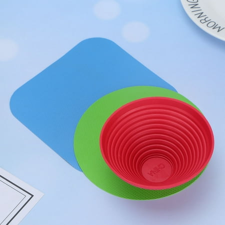 

EXHUMKY 2Sets (3pcs/Set) Nonslip Rubber Gripper for Jars and Bottles and Easy to Clean