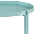thumbnail image 4 of Simpli Home Monet Industrial 17 " Metal Metal End Table in Aqua, 4 of 7