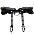 thumbnail image 1 of Suspender Garter Belt Punk Lace Heart Rivet Stocking Clip Garter Thigh Garter, 1 of 5