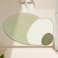 thumbnail image 1 of Alfombrilla de baño absorbente de agua | Alfombra de caucho de diatomeas antideslizante | Alfombrilla de baño de ducha de secado rápido | Estilo moderno | Uso versátil del inodoro con lavabo de, 1 of 6