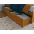 thumbnail image 5 of AFI Portland Twin Wood Platform Bed with Footboard and Storage Drawers, Light Toffee, 5 of 14