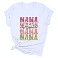 thumbnail image 5 of TSADFHJI Hauts Mignons pour Filles 10-12 Femmes Chemises Imprimées Décontractées Col Rond Manches Courtes Tee Tops Tunique Blouse m Blanc, 5 of 5
