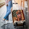 thumbnail image 3 of Freedom Paws Patriotic Bloodhound Vintage Memorial Day Travel Luggage Cover Dog Lover Suitcase Dust Protective Decor - 12006, 3 of 5