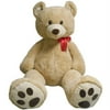 6 ft Tall Stuffed Teddy Bear, Cream
