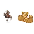 thumbnail image 1 of Letrero de escritorio Home Knight, adorno de caballero acrílico, figura de escritorio, figura de cerdo de la , estatua de animal, artesanía mode, 1 of 8
