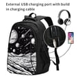thumbnail image 2 of Daiia Cosmic Landscape Celestial Art Pattern USB Charging Backpack for Men and Women, Anti-Theft Backpack,Travel Backpack,School Backpack,College Backpack,Laptop Backpack, 2 of 7