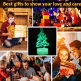 thumbnail image 5 of Lámpara de mesa 3D de la serie del árbol de Navidad, luz de noche teledirigida del tacto colorido del regalo creativo del LED, 5 of 5
