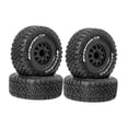 thumbnail image 1 of 4 ruedas y neumáticos para coche RC 1/10, componentes de piezas para coche RC, neumáticos fáciles de instalar, accesorios de repuesto para juguetes de, 1 of 8