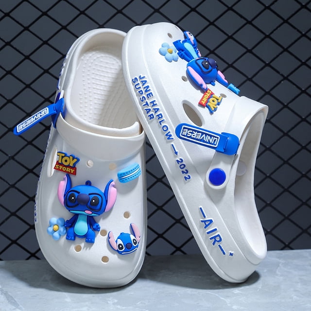 Sandalias de playa Miniso Disney, transpirables, ligeras y cómodas para vadear, con agujeros, para parejas, transpirables, huecas, de Eva, regalo para niña