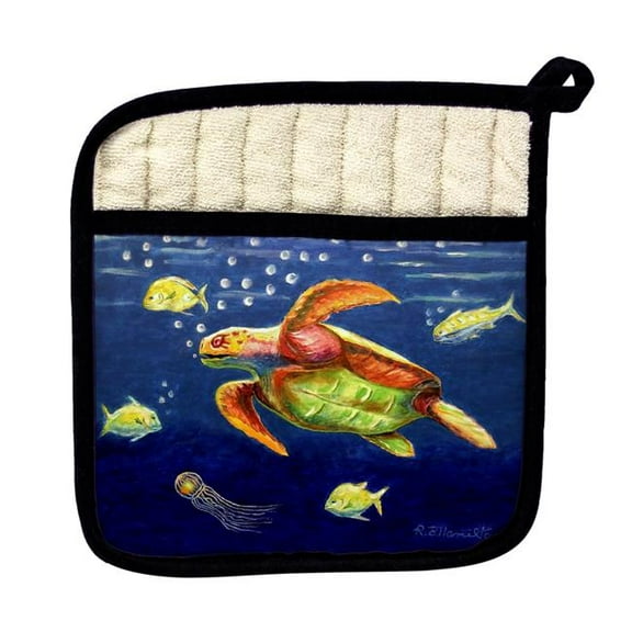 Betsydrake PT1168 Dicks Sea Turtle Pot Holder