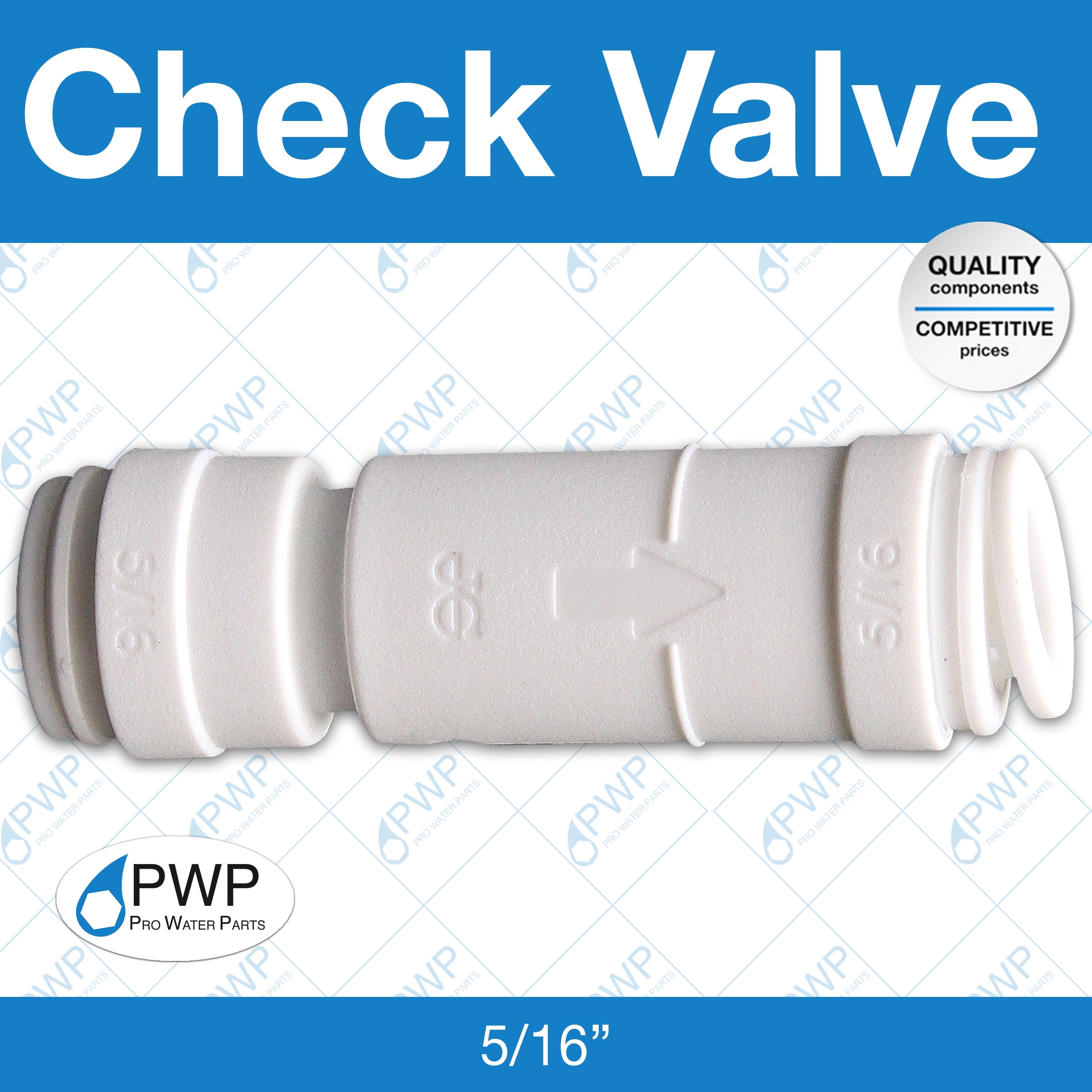 John Guest 5/16" Single Check Valve