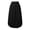 Black, variant on Paiwinds Women's Ankle Length Solid Stretchy Elastic Waist A-Line Skirt Flowy Casual Long Skirt for Daily and Relaxed Wear