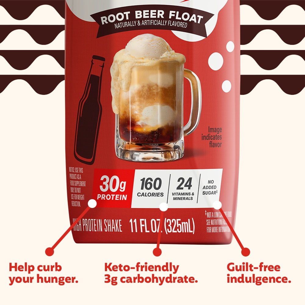 Premier Protein Shake, Root Beer Float, 30g Protein, 11 Fl Oz, 4 Ct