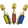 thumbnail image 4 of 3 Piece Air Conditioning Refrigerant Angled Ball Valve 1/4 Inch SAE HVAC R410A R134A Charging Hoses, 4 of 4