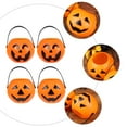 thumbnail image 2 of PENGXIANG 15 Pcs Halloween Pumpkin Shape Bucket Plastic Storage Buckets (Random Style), 2 of 5