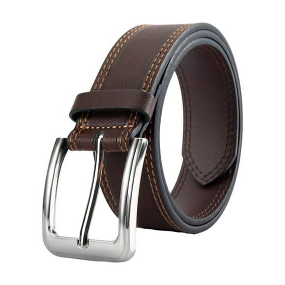 Cinturón de hombre Sonducket mezclilla duradero PU elástico trenzado Café 110cm