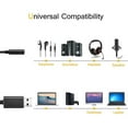thumbnail image 4 of USB to 3.5mm Jack Audio Adapter with 3.5mm Headphone and Microphone Jack for Windows, for , for PS4, for PC/Laptops, 4 of 8