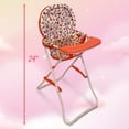 thumbnail image 4 of The New York Doll Collection 18 Inch Doll High Chair, Floral, 4 of 5