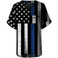 thumbnail image 5 of T-Shirts for Women Trendy, Women's V Neck T Shirt Summer American Flag Tunic Tops Casual Short Sleeve Patriotic Flowy Blouse Shirt, 5 of 6