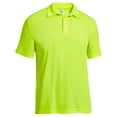 thumbnail image 6 of Expert Brand Men's DriMax™ Athletic Dry Fit Golf Polo, Safety Yellow, Small, 6 of 7