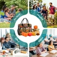 thumbnail image 6 of FORMRS Insulated Lunch Bag for Work School Unisex Large Capacity Cooler with Shoulder Strap, Vibrant Mushroom, 6 of 6
