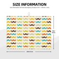 thumbnail image 2 of Fotbe Colorful Mustache Alfombrilla de Secado para Cocina con Estampado, 18x24 Pulgadas, 2 of 7