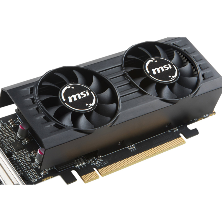 MSI AMD Radeon RX 550 Graphic Card, 4 GB GDDR5, Low-profile