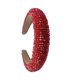 thumbnail image 1 of Sonducket Diademas con cuentas de cristal con purpurina, tocado de punto Flexible para el cabello, tocado para mujer, fiesta, colorido brillante Accesorio para el cabello Rojo Sonducket AP010971-02B, 1 of 5