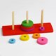 thumbnail image 3 of Puzzle de juguete HUOGUO, de madera, colorida torre de Hanoi, 8 anillos, 3 of 5