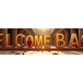 thumbnail image 3 of Miniature Welcome Back Banner with Heart Design Party Decoration Background Backdrop for Homecoming Parties Celebration Events Family Gatherings Photo Props, 3 of 7