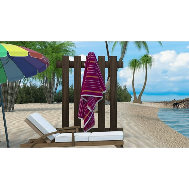 Better Homes&gardens Reversible Pink Beach Towel