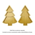 thumbnail image 1 of Tabla Prichos para Sevir con Forma de Pino de Navidad Varios Modelos Café 1 Pieza, 1 of 4