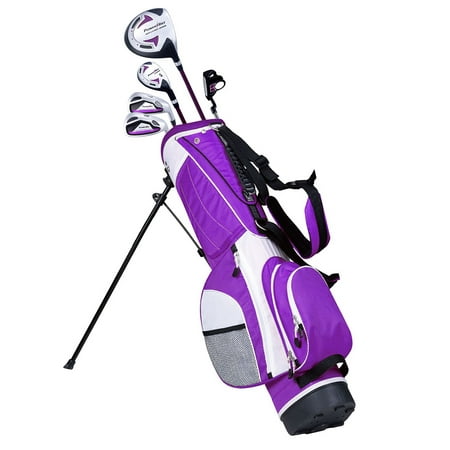 NEW PowerBilt Lavender Series Junior Golf Set Driver Hybrid Iron Putter
