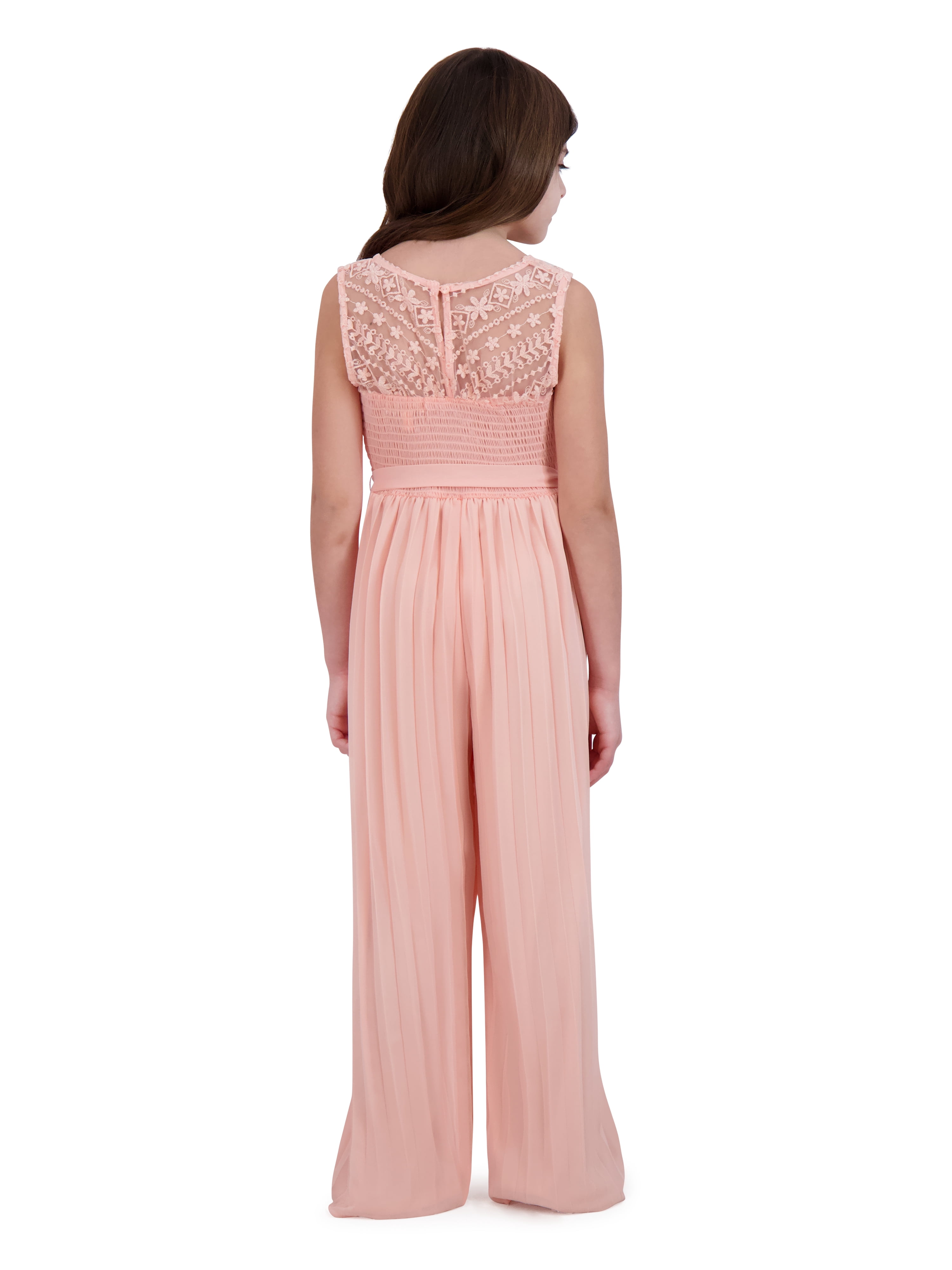 Kensie Girl Pleated Wide Leg Jumpsuit, Sizes 4-16