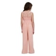 thumbnail image 2 of Kensie Girl Pleated Wide Leg Jumpsuit, Sizes 4-16, 2 of 5
