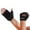Black, variant on Women Men Gym Gloves With Wrist Wrap Support For Sport Weight Lifting Fitness