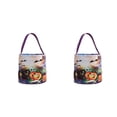 thumbnail image 4 of Naiovety Bolsa de almacenamiento de dulces de Halloween con juguetes luminosos ligeros Bolsas de regalo Decoración Accesorio organizador para Violeta 2Conjunto, 4 of 6