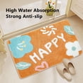 thumbnail image 4 of Orange Soft Bedroom Carpet Thickened Plush Small Area Rug Non-Slip Bathroom Mat For Indoor Use Machine Washable Orange 15.74 X 23.62 Inches, 4 of 6