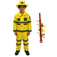 thumbnail image 3 of Kids' Unisex Firefighter Boy Dress up Clothes for Play 6-7 Years Boys Halloween, 3 of 5