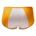 thumbnail image 5 of Xijirk Womens Underwear,Menstrual Underwear Large Size Mid Waist Crotch Leak Proof Design Comfortable Daily Wear Breathable Fabric,Panties for Women,Yellow,XL, 5 of 6