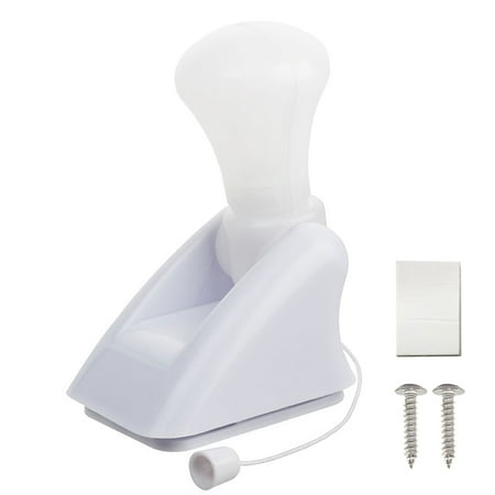 

ANAJOY New Arrivals Bedroom LED Bulb Night Light Battery Powered Pull Cord Closet Wall Mount White